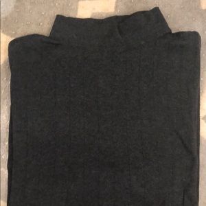 John Ashford cotton mock turtleneck sweater